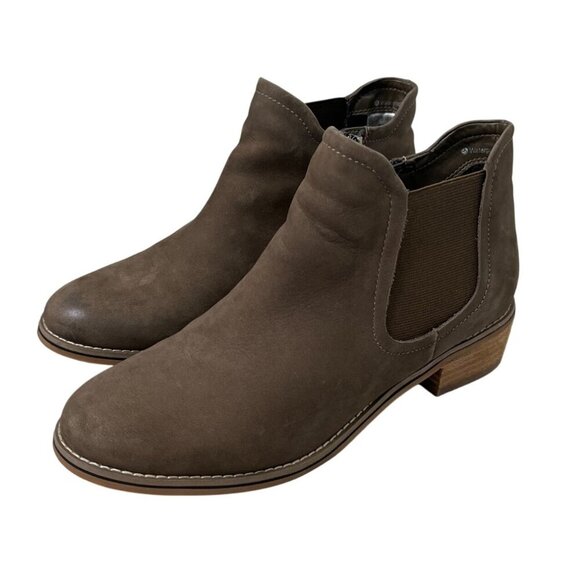 Blondo Waterproof Brown Nubuck Suede Ankle Boots Size 9 M - Picture 2 of 11